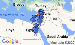 Google Map: Highlights of Egypt Jordan and Israel