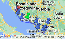 Google Map: Gorgeous Balkans With Deluxe Cruise