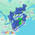 Google Map: Discover Eastern US and Canada