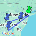Google Map: Great American Eastern Cities