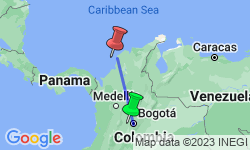 Google Map: Picturesque Solo Bogota and Cartagena Tour