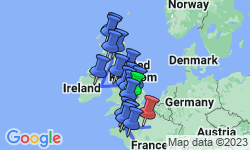 Google Map: Best of the UK, Ireland and France