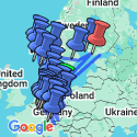 Google Map: Treasures of Germany and Scandinavia with Helsinki