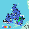Google Map: Treasures Of England Scotland and Ireland