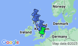 Google Map: London and Highlights of Scotland