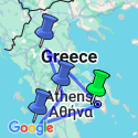 Google Map: Highlights of Greece