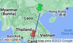 Google Map: Vietnam and Cambodia Yoga Tour
