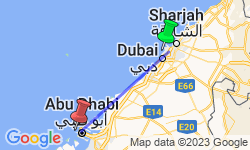 Google Map: Picturesque Solo Dubai and Abu Dhabi Tour