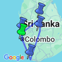 Google Map: Picturesque Solo Sri Lanka Tour