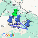 Google Map: Picturesque Solo India Tour