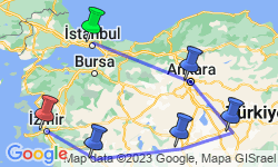 Google Map: Picturesque Solo Türkiye Tour