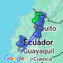 Google Map: Picturesque Solo Ecuador Tour