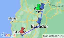 Google Map: Picturesque Solo Ecuador Tour