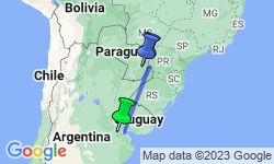 Google Map: Picturesque Solo Argentina Tour