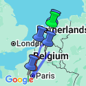 Google Map: Amazing Amsterdam, Brussels and Paris