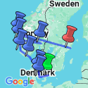 Google Map: Highlights of Scandinavia