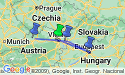 Google Map: Dazzling Danube
