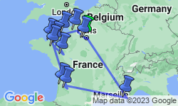 Google Map: Treasures of France