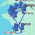 Google Map: Treasures of France
