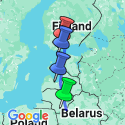 Google Map: Best of the Baltics and Helsinki
