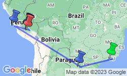 Google Map: Essential Brazil And Peru