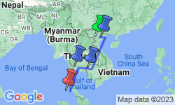 Google Map: Essential Vietnam Cambodia and Thailand