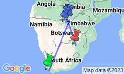 Google Map: African Odyssey