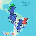 Google Map: Grand South America