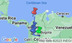 Google Map: Best of Colombia and the Coffee Triangle