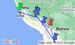 Google Map: Essential Peru And Bolivia