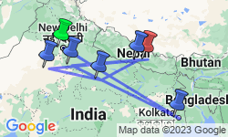 Google Map: Wonders of India And Nepal