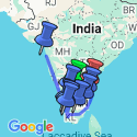 Google Map: South India Coast To Coast