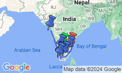 Google Map: South India Coast To Coast