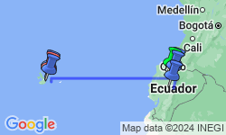 Google Map: Best of Ecuador and Galapagos Islands