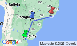 Google Map: Jewels Of Argentina And Brazil
