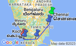 Google Map: Classical South India
