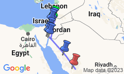 Google Map: Explore Jordan & Saudi Arabia: Ancient Trade Routes