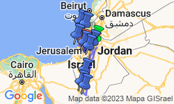 Google Map: Classic Jordan, Israel and the Palestinian Territories