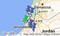 Google Map: Classic Israel & the Palestinian Territories