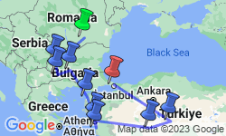 Google Map: Romania, Bulgaria & Turkey Discovery