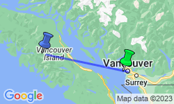 Google Map: Kajakken met orka’s in Canada
