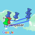Google Map: Combinatiereis Bali & Lombok