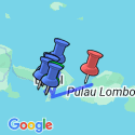 Google Map: Huwelijksreis Bali & Lombok