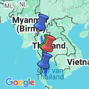 Google Map: Bangkok, Chiang Mai & Samui