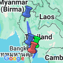 Google Map: Hoogtepunten van Thailand