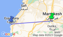 Google Map: Marrakech & Essaouira Break