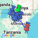 Google Map: Tanzania & Zanzibar