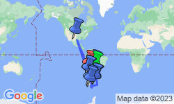 Google Map: Rondreis & Cruise Zuid-Amerika (Oosterdam)