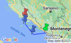 Google Map: Croatia Island Hop & Stop