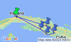 Google Map: Highlights of Cuba by Bicycle